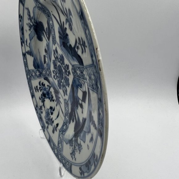 China Kangxi period blue & white plate circa 1710-1720 - Picture 8 of 10